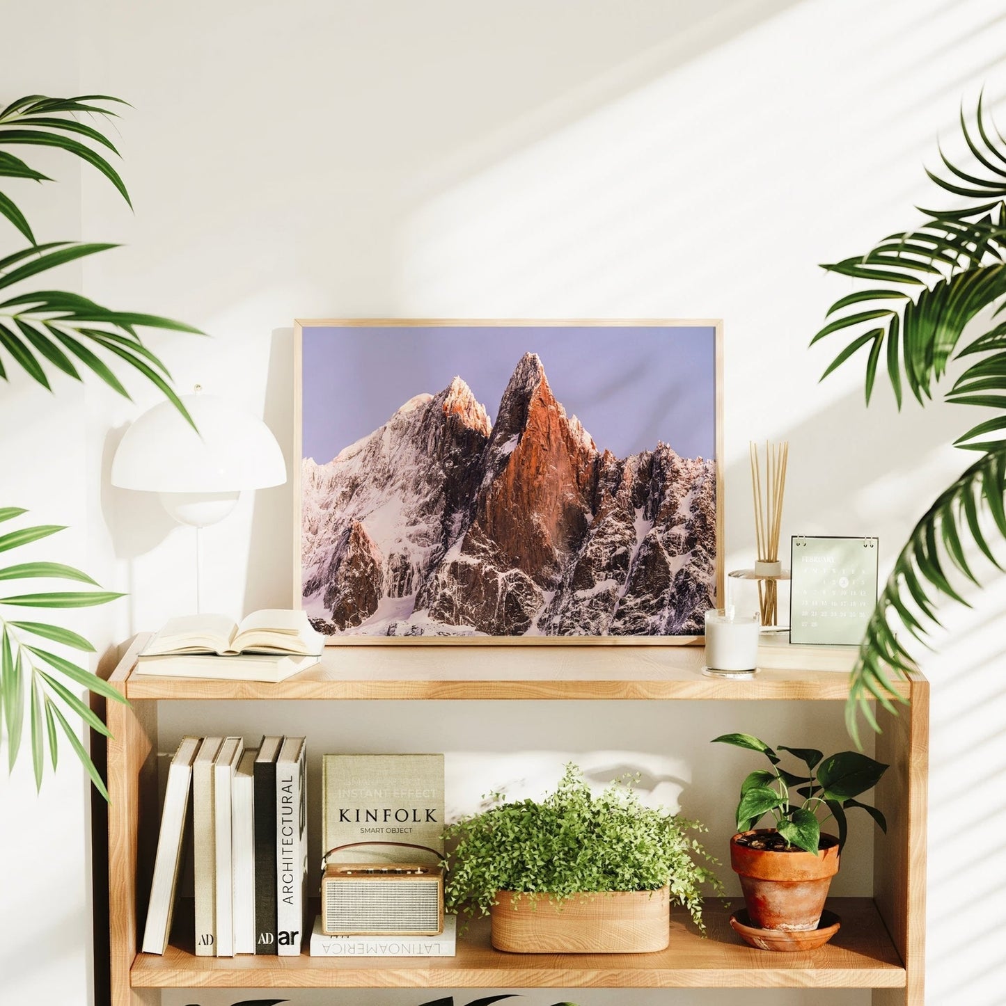 Les Drus Chamonix Alpenpanorama - Auflage 100, 300 DPI, Größe 5x7