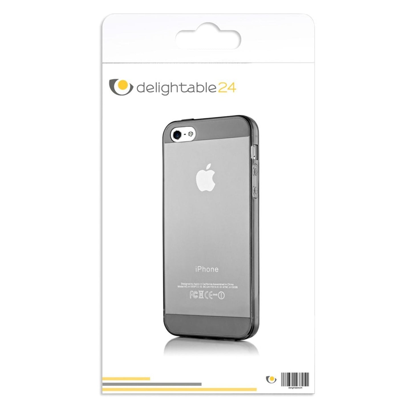 NALIA iPhone 5 5S SE Hülle Ultra Slim Silikonhülle - Größe Dünn, Material Silikon, Farbe Grau Transparent