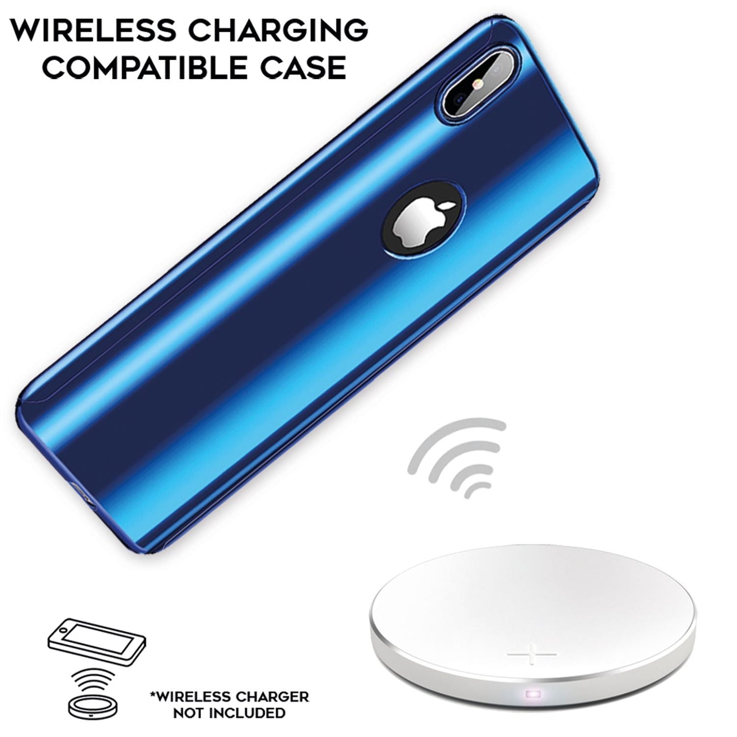 NALIA 360 Grad Handyhülle - Ganzkörper Schutz Frontglas Rückglas Größe XS Max Kompatibel Mit IPhone XS Max