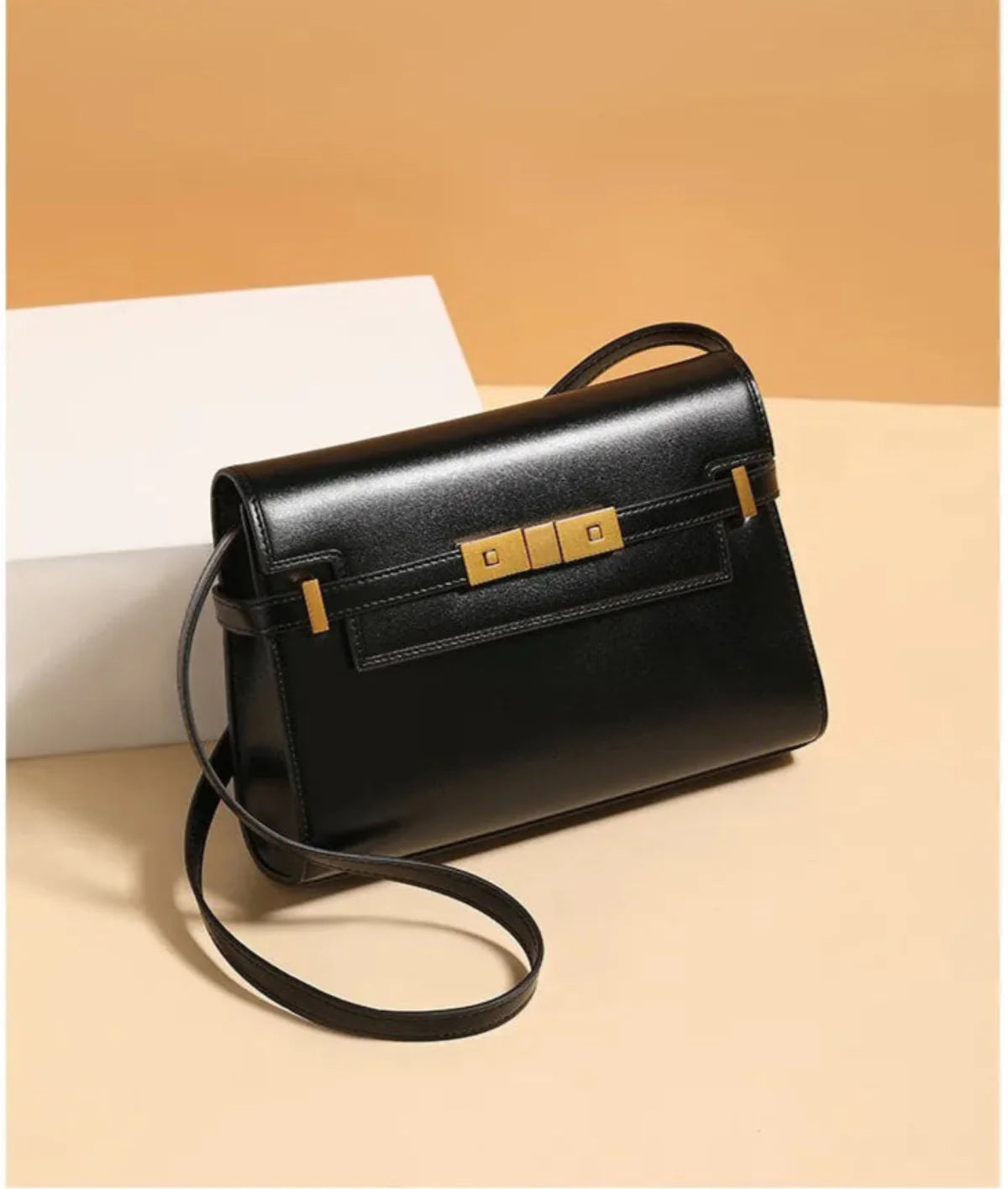 Premium genuine leather bag for women handmade luxury shoulder