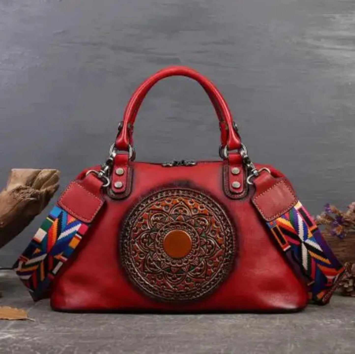 women genuine leather tote bag classic cowhide shoulder handbag with zipper