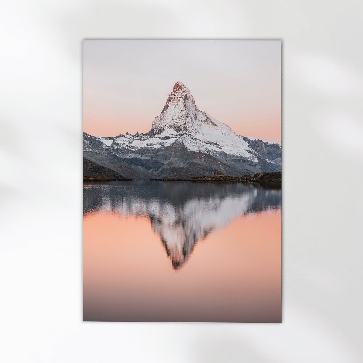 Matterhorn Stellisee Druck Premium Matte Fine Art - Format 30x40 cm 200 g/m2